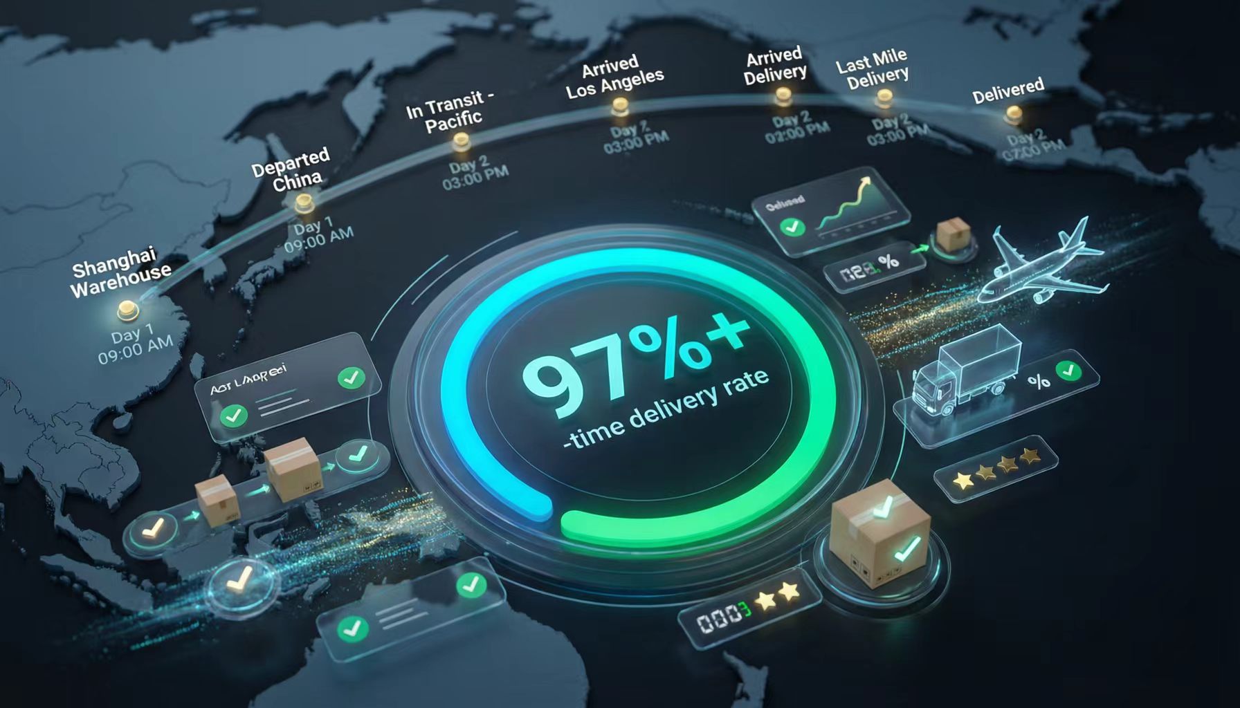Real-time shipment tracking